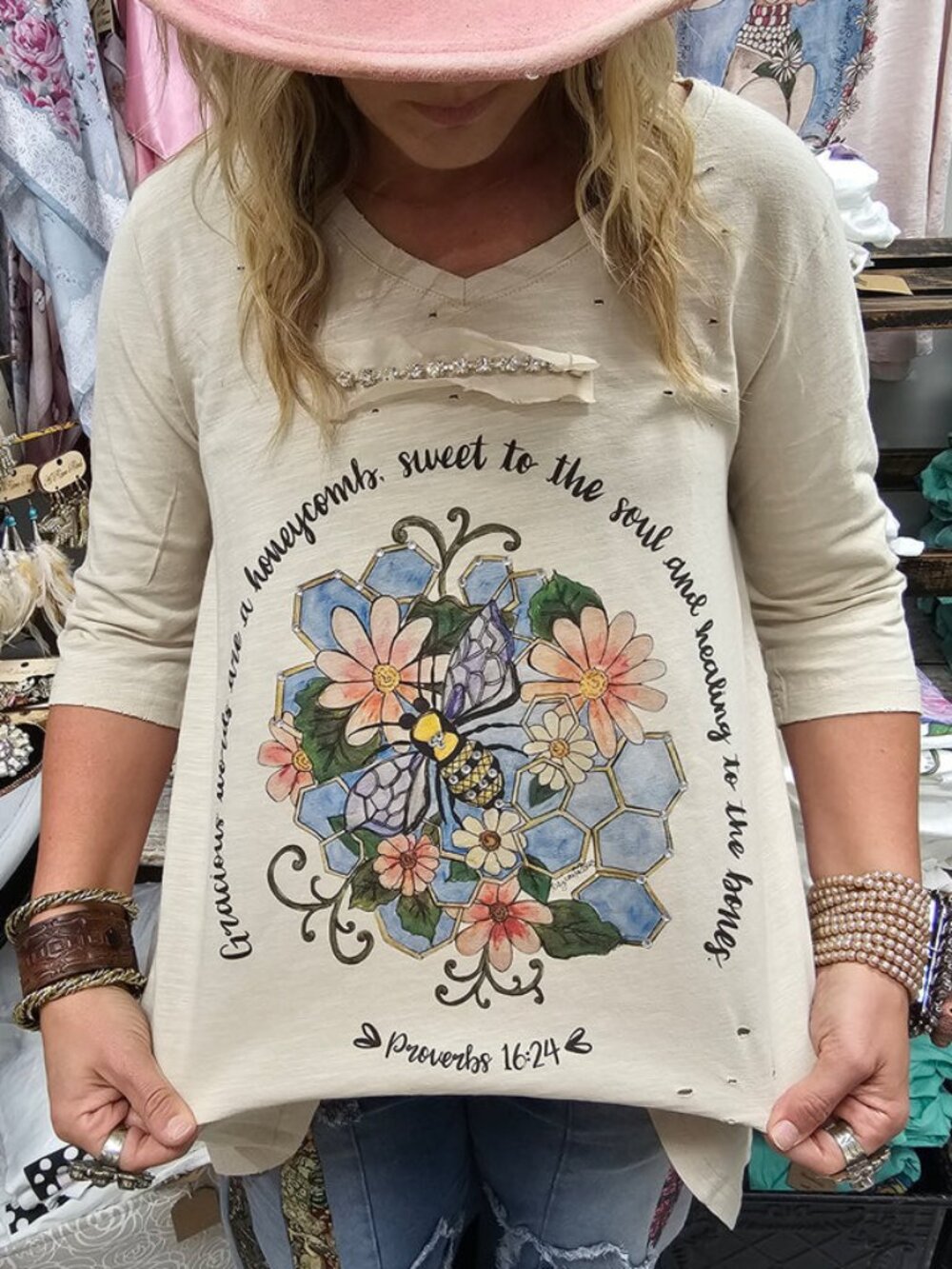 A Rare Bird Bumble Bee In Flight Tattered Shirt